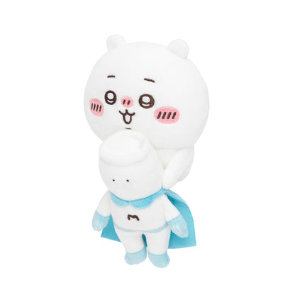 치이카와 데스크톱에서 지켜보는 인형 (무챠우만과 치이카와)