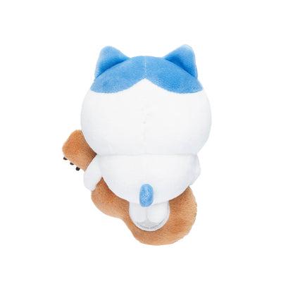 ちいかわ デスクトップから見守るひっかけぬいぐるみ（ギター持ちハチワレ）