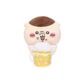 치이카와 데스크톱에서 지켜보는 인형 (맥주 마시는 쿠리만쥬)