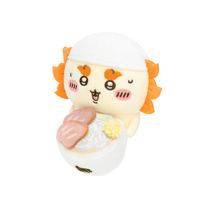 ちいかわ デスクトップから見守るひっかけぬいぐるみ（ラーメン持ちシーサー）