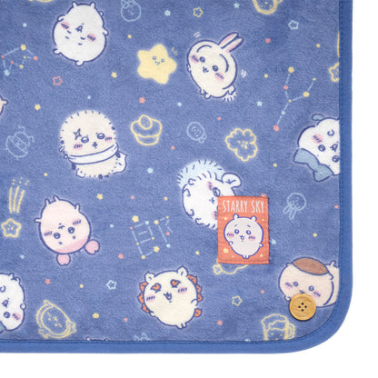 Chiikawa Warm 3WAY Blanket with Storage Pocket (Constellation)