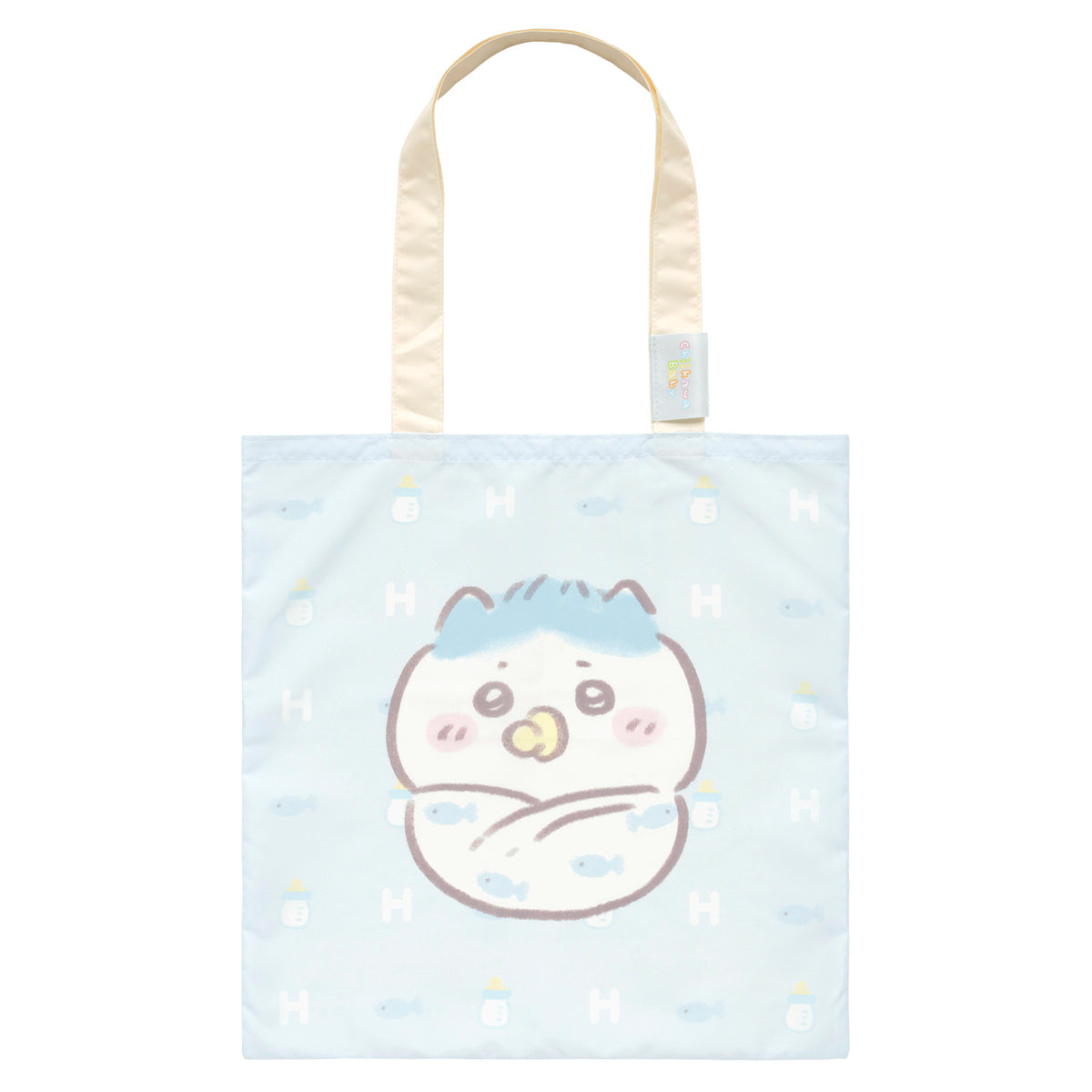 ちいかわ Chiikawa Baby 大きめポケッタブルエコバッグ（ハチワレ）