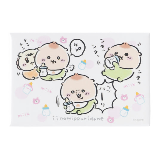 Chiikawa Chiikawa Baby Square Magnet (Nice way to drink!)