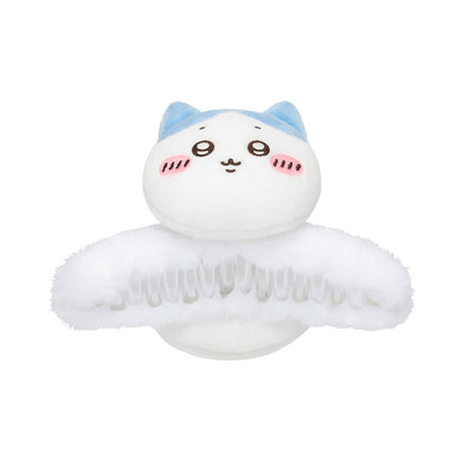 ちいかわ ぬいぐるみおかお付きバンスクリップ（ハチワレ）