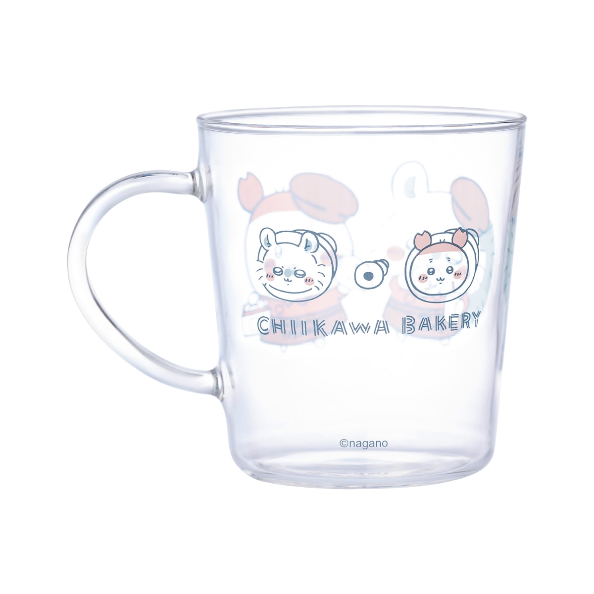 ちいかわ ちいかわベーカリー 耐熱ガラスマグカップ（モモンガと古本屋）