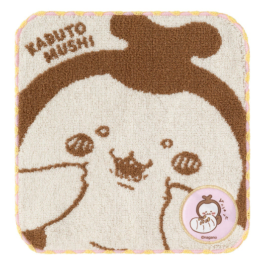 ちいかわ カブトムシのジャガードハンドタオル