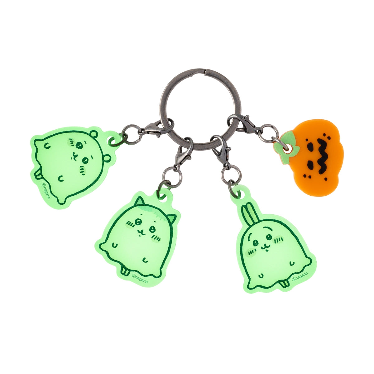 ちいかわ ちいかわパーク おばけな3連蓄光アクリルチャーム
