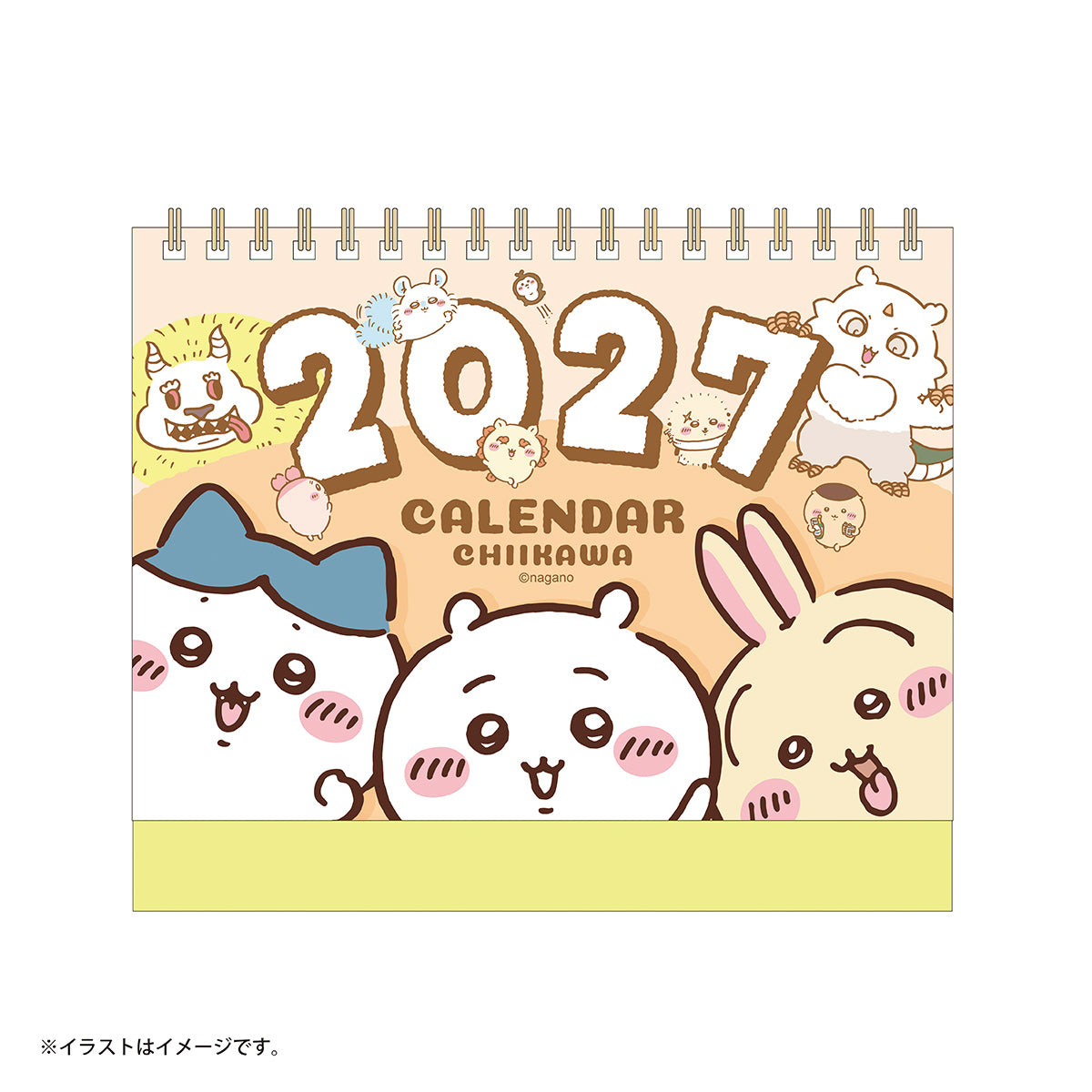 ちいかわ 2027年1月始まり卓上カレンダー（ミニシール付き）