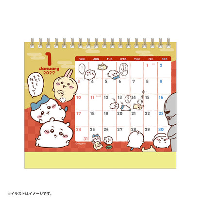 ちいかわ 2027年1月始まり卓上カレンダー（ミニシール付き）