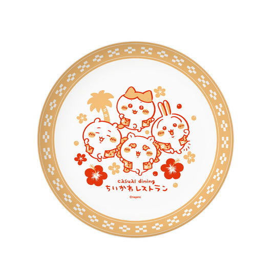 ちいかわ ちいかわレストラン ラウンドプレート（アロハシャツ）