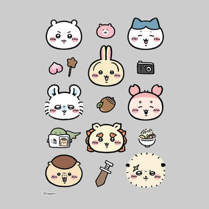 ちいかわ キャラぴた アイロンプリントシート①はがき2