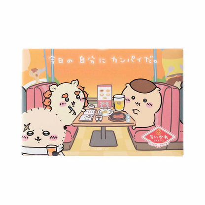 ちいかわ ちいかわレストラン スクエアマグネット（今日の自分にカンパイだ。）