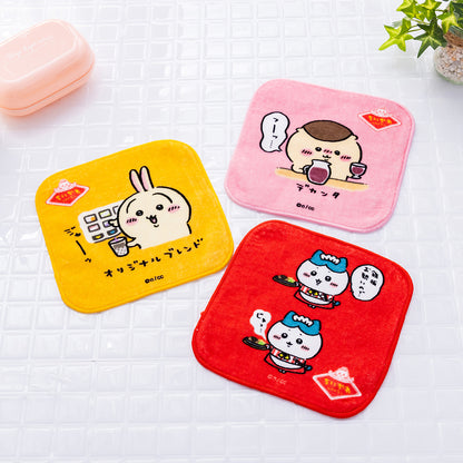 ちいかわ ちいかわレストラン スクエア3枚セットタオル（じゅっ）