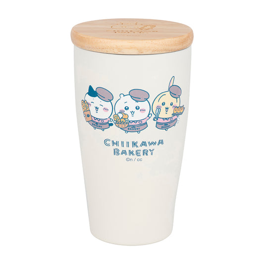 Chiikawa Chiikawa Bakery Thermos Tumbler with Wooden Lid (Bakery)