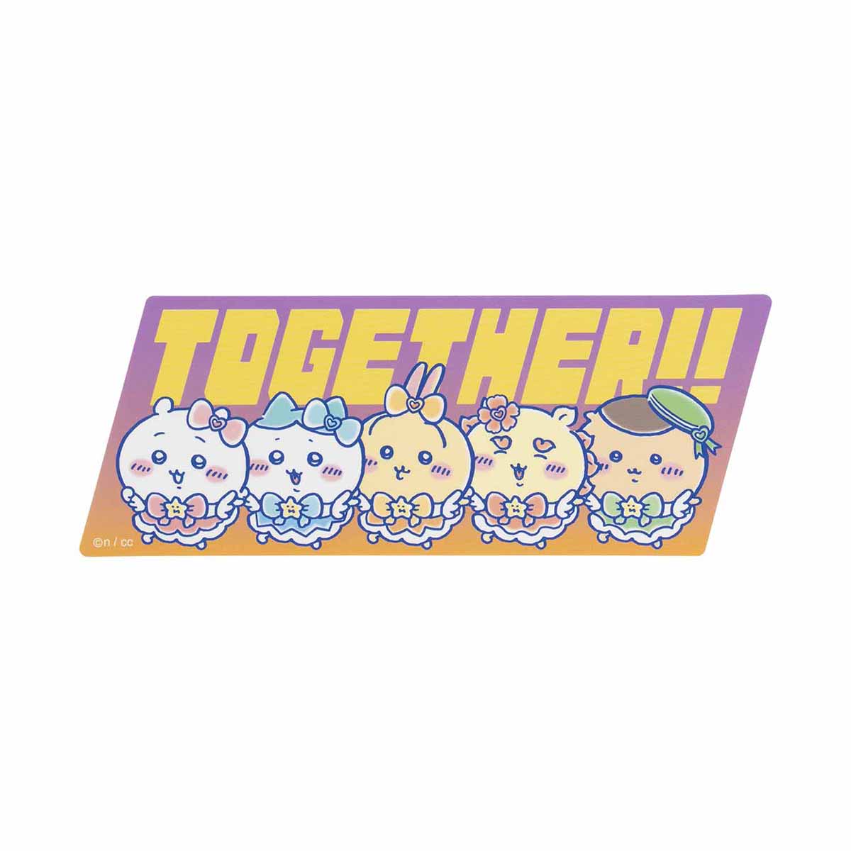 ちいかわ まじかるちいかわ 大きめステッカー（TOGETHER！！）