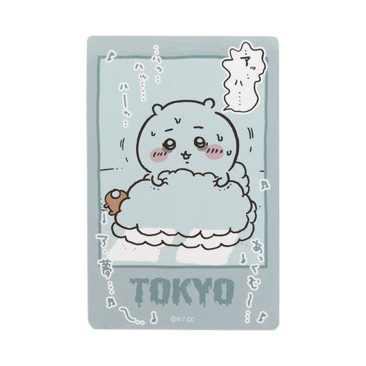 ちいかわ 東京みやげ スマホに貼れるサイズのTOKYOステッカー（ちいかわのあくむ）