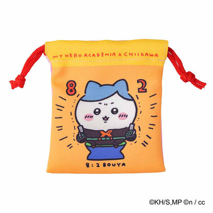 僕のヒーローアカデミア×ちいかわ ミニ巾着2個セット（8：2ぼうや／ミルコ×うさぎ）