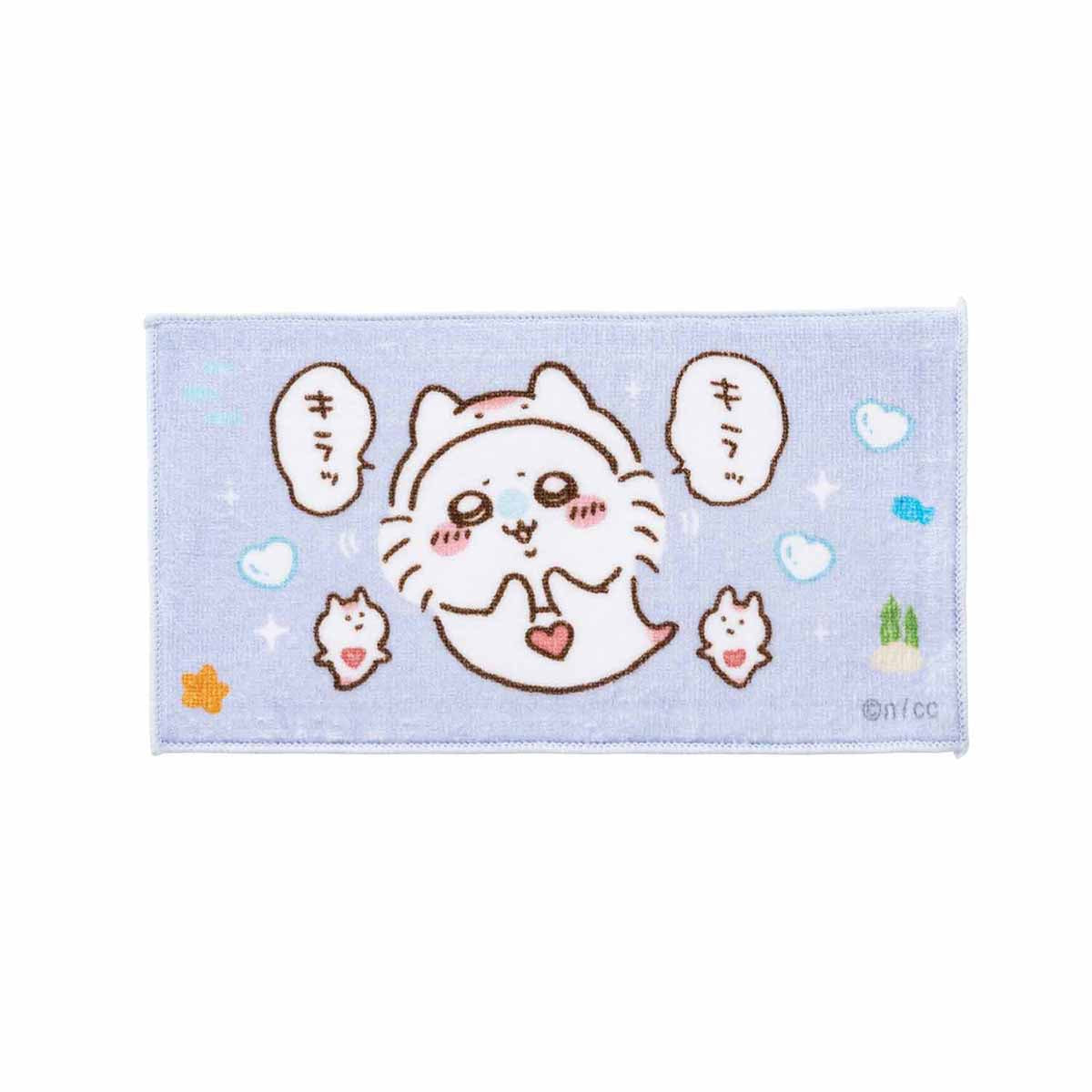 치이카와 수족관 3장 세트 타올 (오징어 모자)