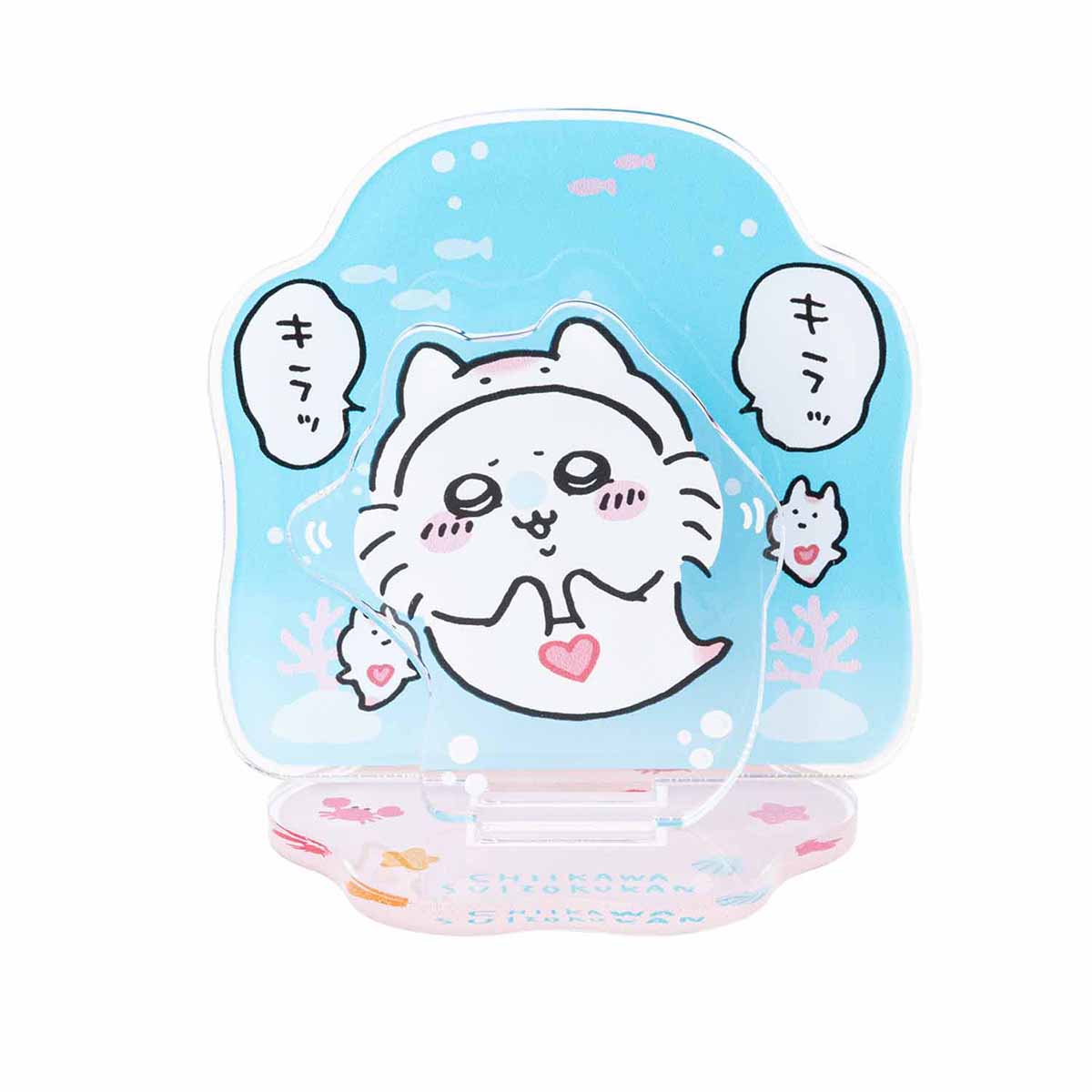 吉伊卡哇水族館 層壓亞克力立牌（莫莫加×水熊）