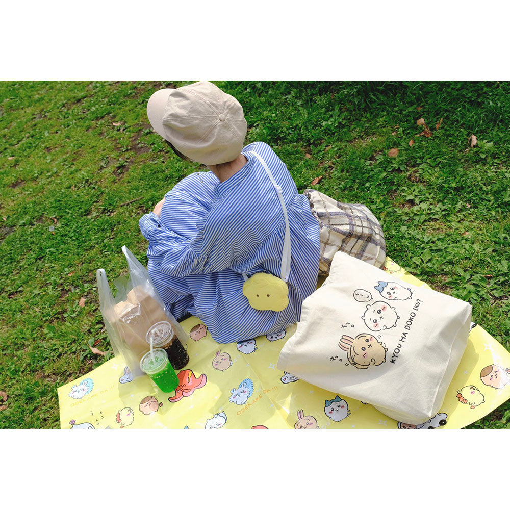 Chiikawa Excited to Go Out! Large Tote Bag