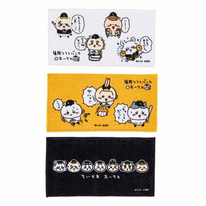 치이카와/호크스 3매 세트 타올