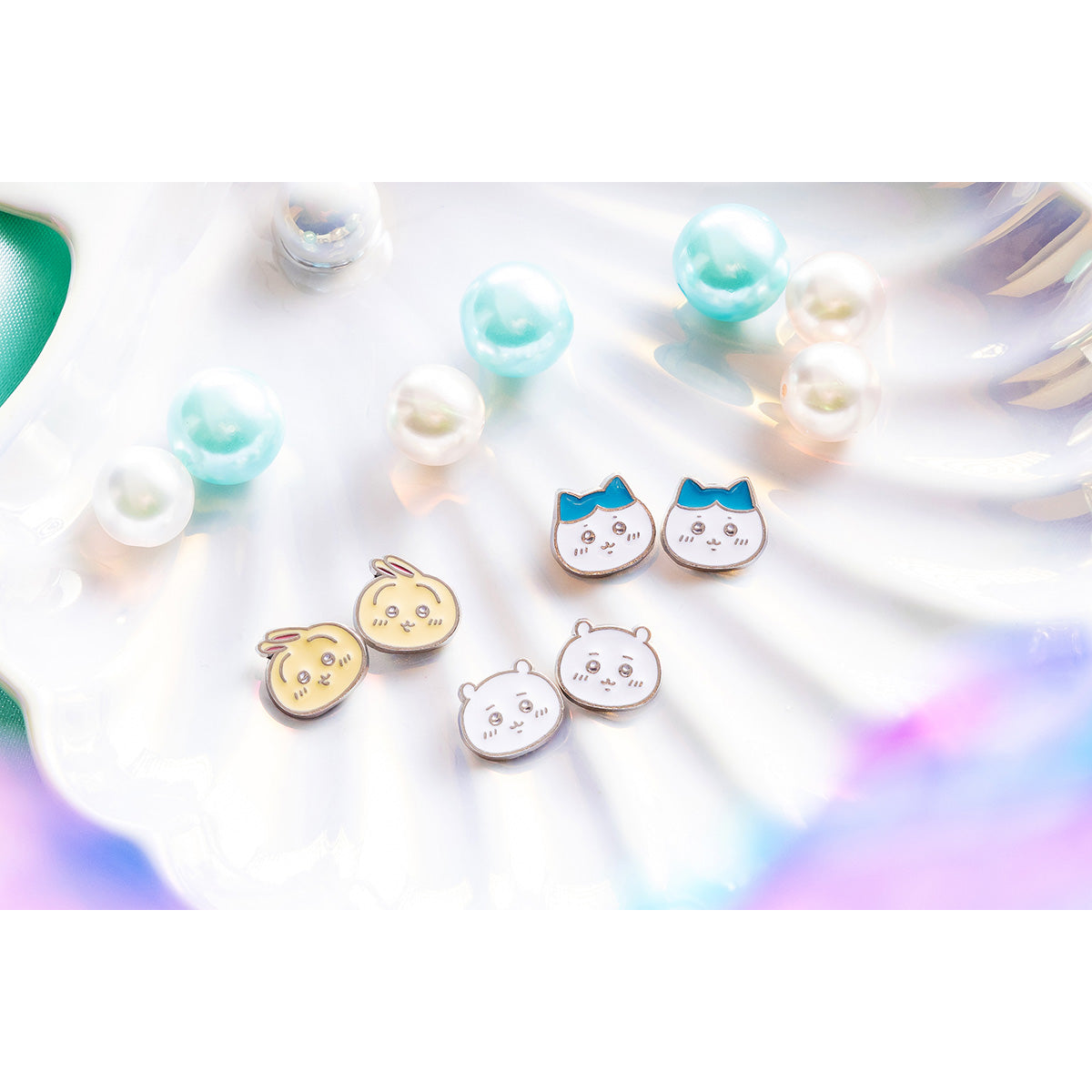 ちいかわ マグネットピアス 3種セット（ちいかわ・ハチワレ・うさぎ）