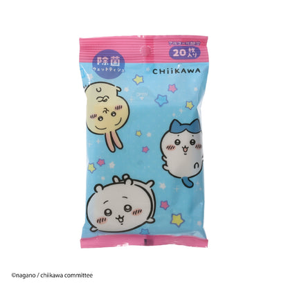 ちいかわ アニメ『ちいかわ』 除菌ウェットティシュ20枚入り 3個セット