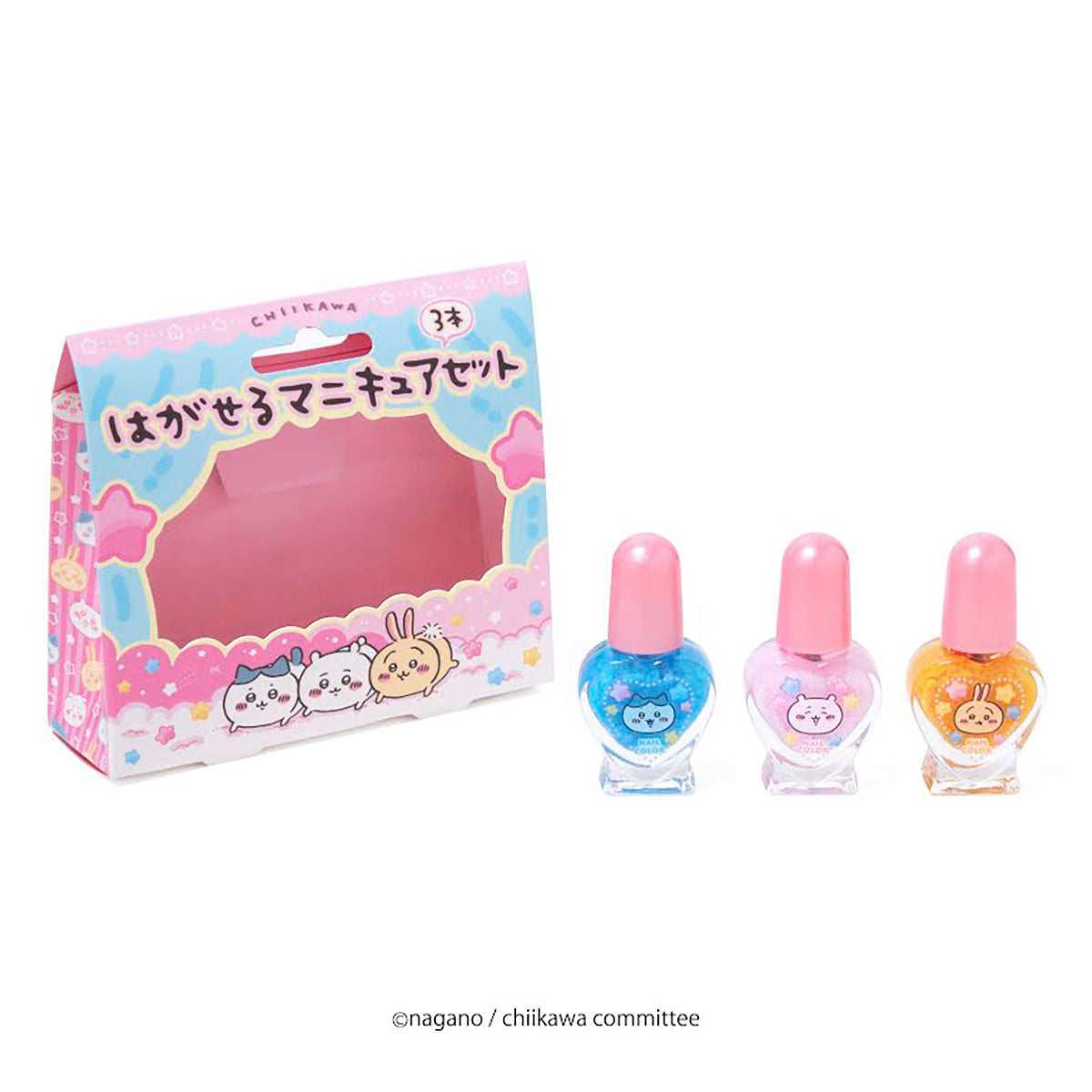 ちいかわ はがせるマニキュア3本セット