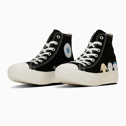 ちいかわ CONVERSE×ちいかわ ALL STAR LIGHT PLTS PT HI / CHIIKAWA BLACK【他の商品と同時購入不可】