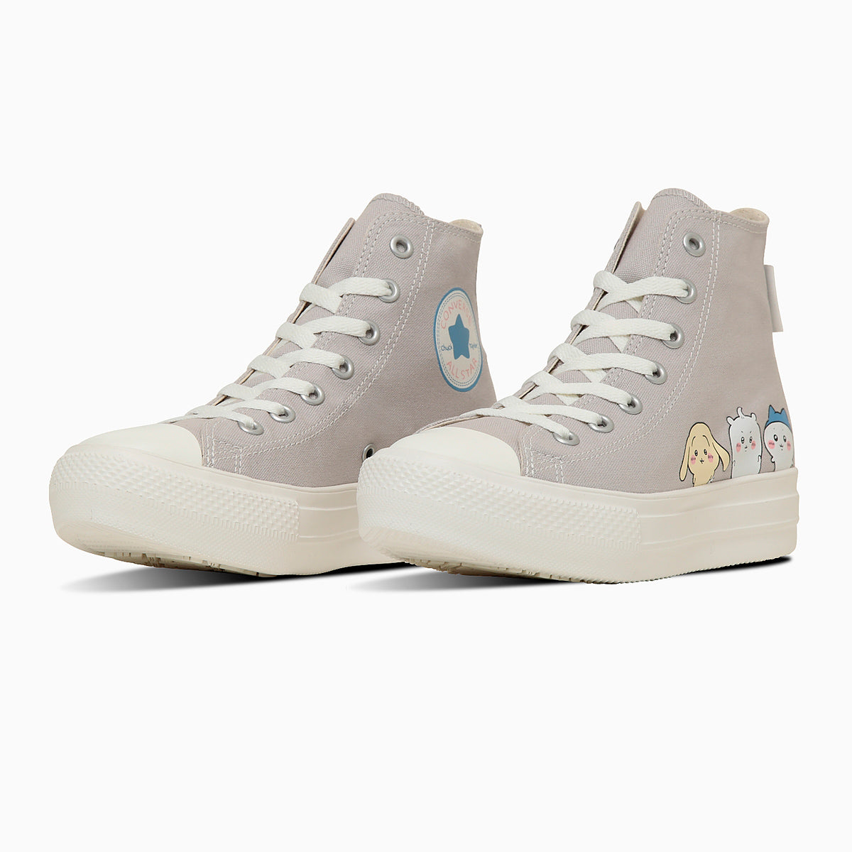 치이카와 CONVERSE×치이카와 ALL STAR LIGHT PLTS PT HI / CHIIKAWA LT GRAY [다른 상품과 동시 구매 불가]