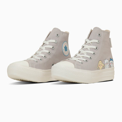 치이카와 CONVERSE×치이카와 ALL STAR LIGHT PLTS PT HI / CHIIKAWA LT GRAY [다른 상품과 동시 구매 불가]
