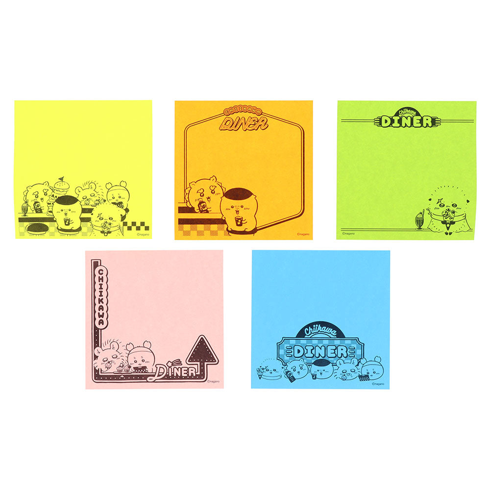 ちいかわ 付箋メモ5C（ちいかわ DINER ディナー）