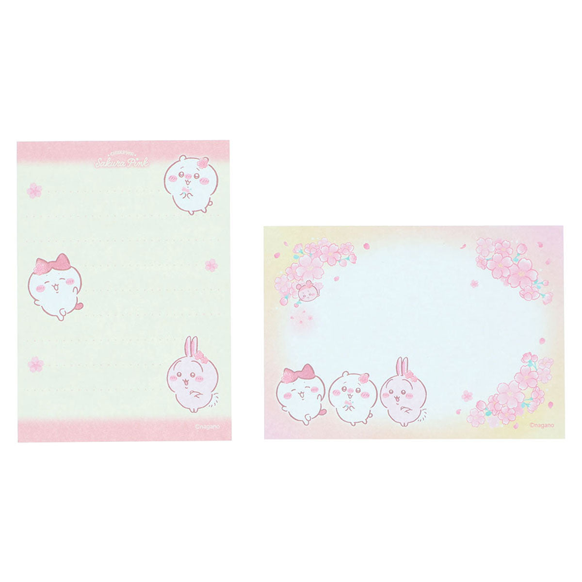 ちいかわ メモミニ（Sakura Pink・サクラ・ちいかわ＆ハチワレ＆うさぎ）