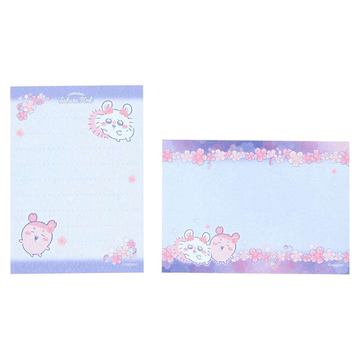 ちいかわ メモミニ（Sakura Pink・ヨザクラ・モモンガ＆古本屋）