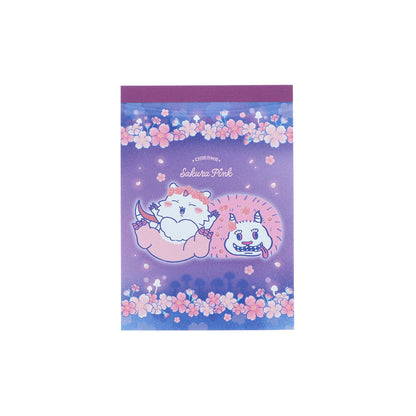 吉伊卡哇 迷你便籤本 (Sakura Pink·夜櫻·那孩子&大強)