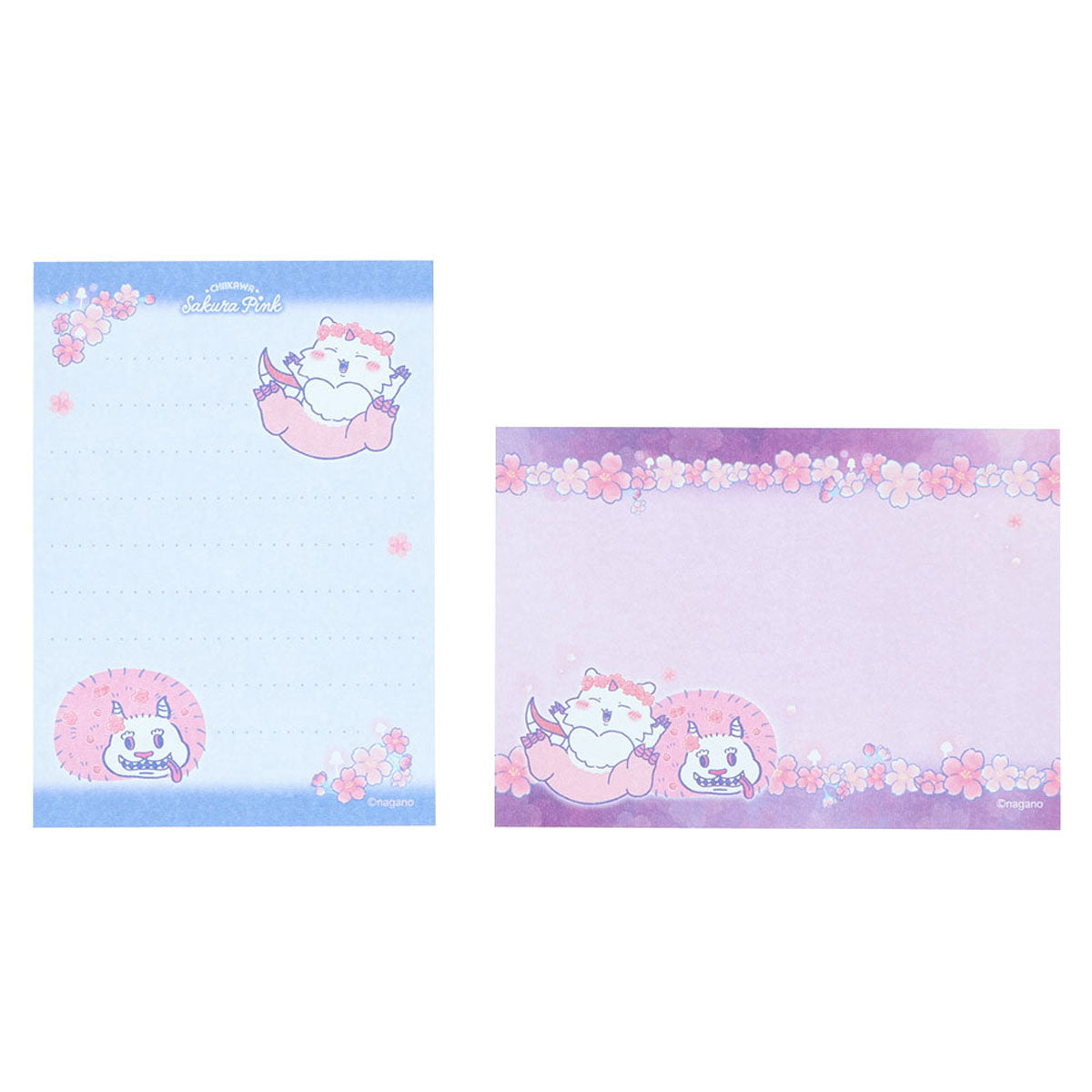 吉伊卡哇 迷你便籤本 (Sakura Pink·夜櫻·那孩子&大強)