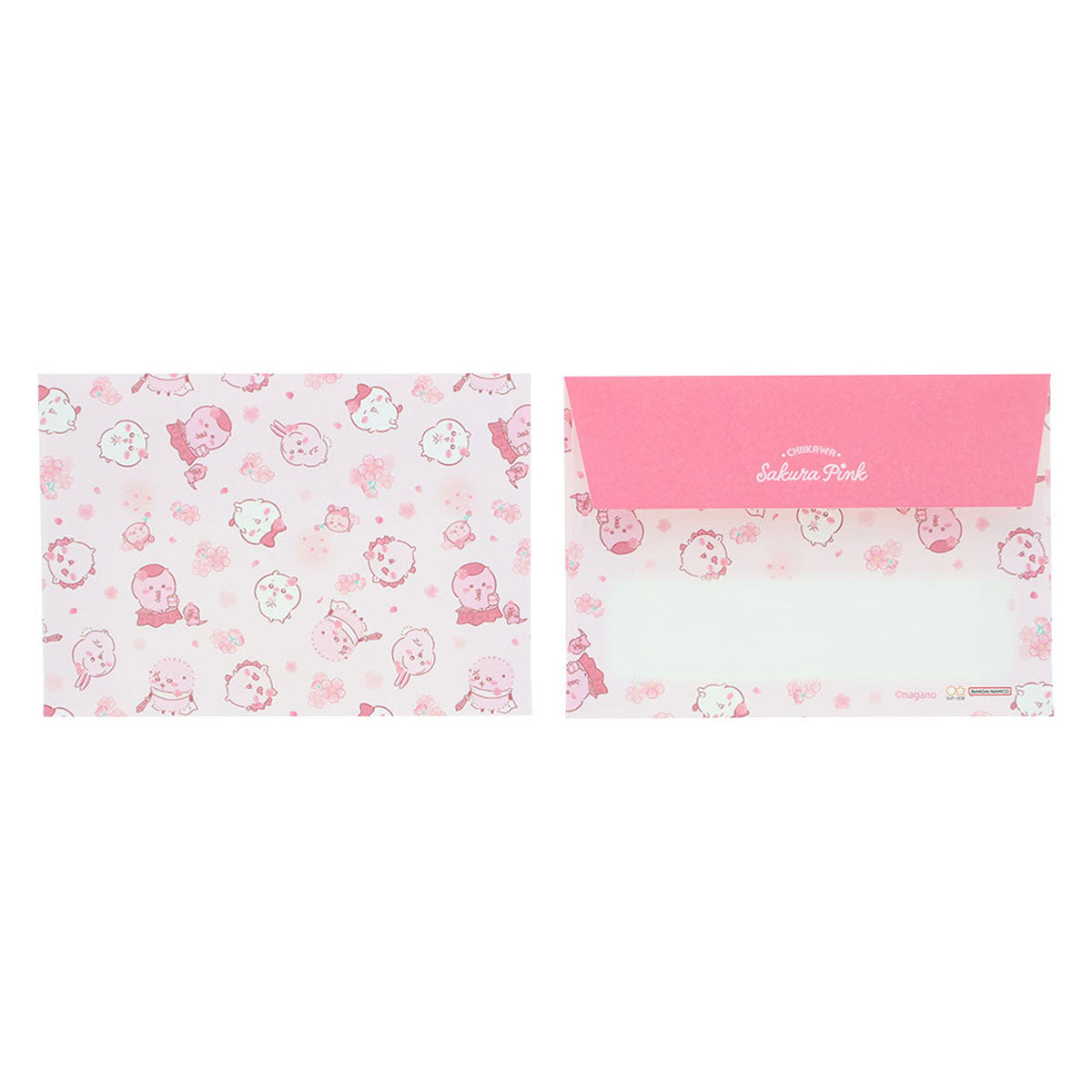 ちいかわ ダイカットミニレターセット（Sakura Pink・サクラ）