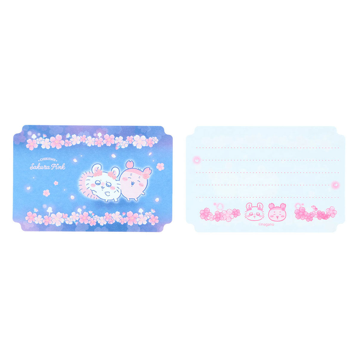 吉伊卡哇 異形迷你信紙套裝 (Sakura Pink·夜櫻)