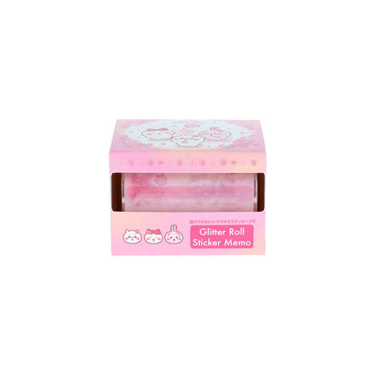 치이카와 글리터 롤 스티커 메모 (Sakura Pink・사쿠라)