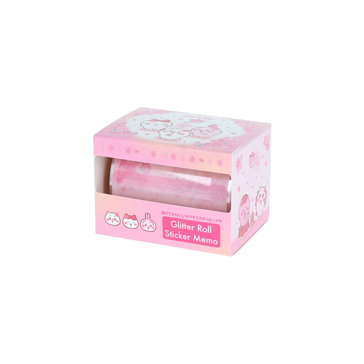 치이카와 글리터 롤 스티커 메모 (Sakura Pink・사쿠라)
