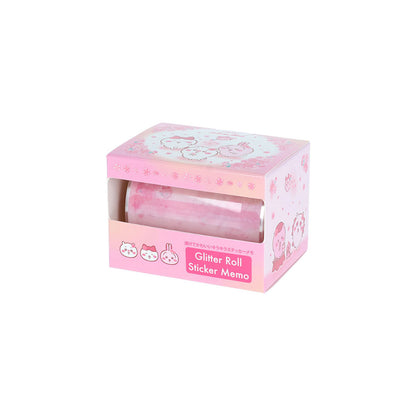 치이카와 글리터 롤 스티커 메모 (Sakura Pink・사쿠라)