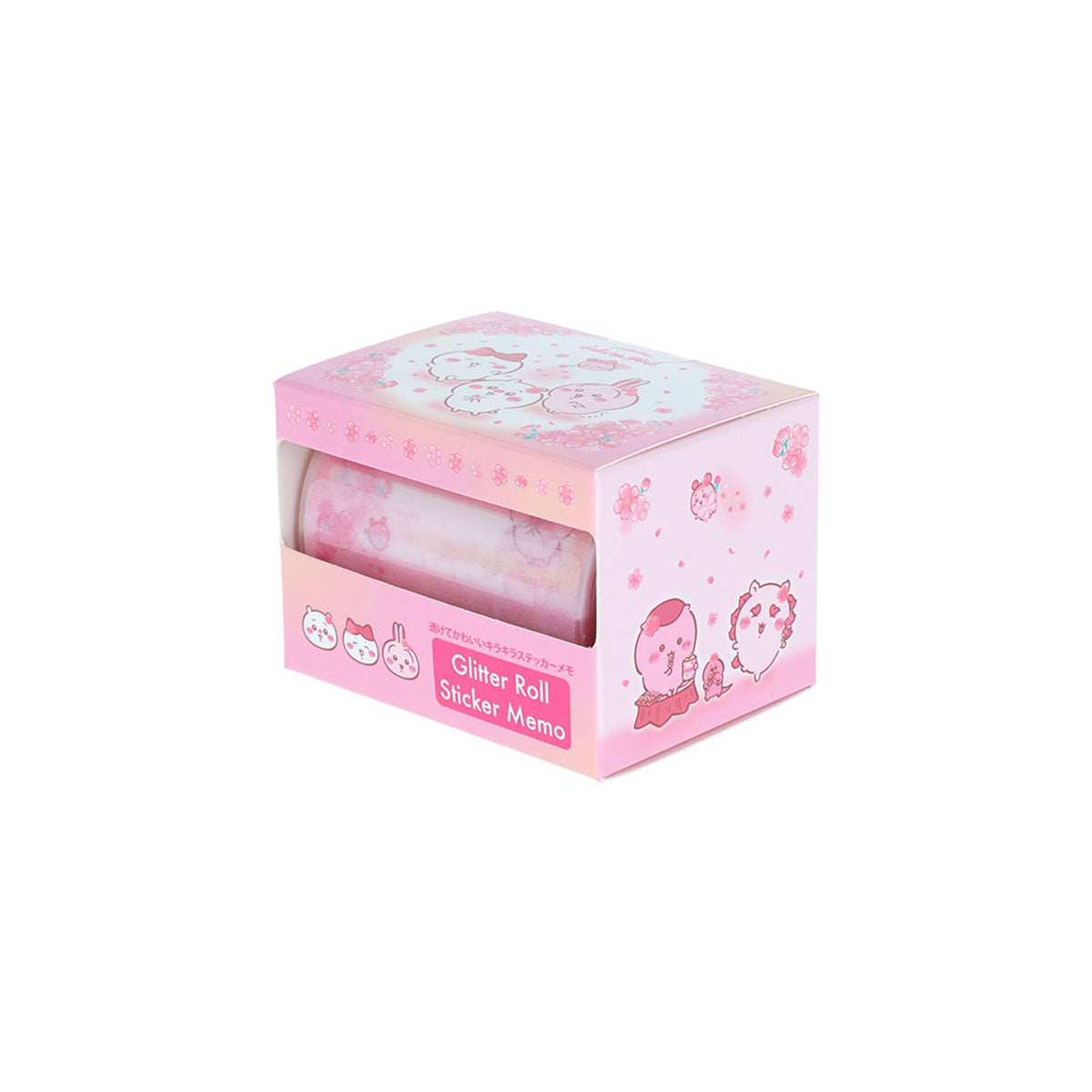 치이카와 글리터 롤 스티커 메모 (Sakura Pink・사쿠라)