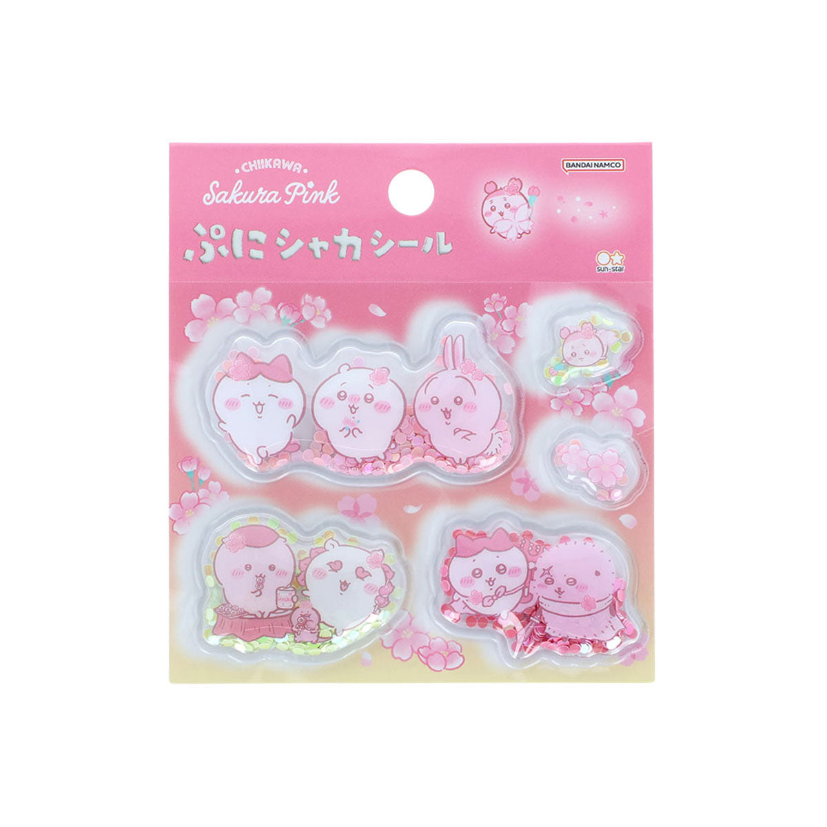 ちいかわ ぷにシャカシール（Sakura Pink・サクラ）