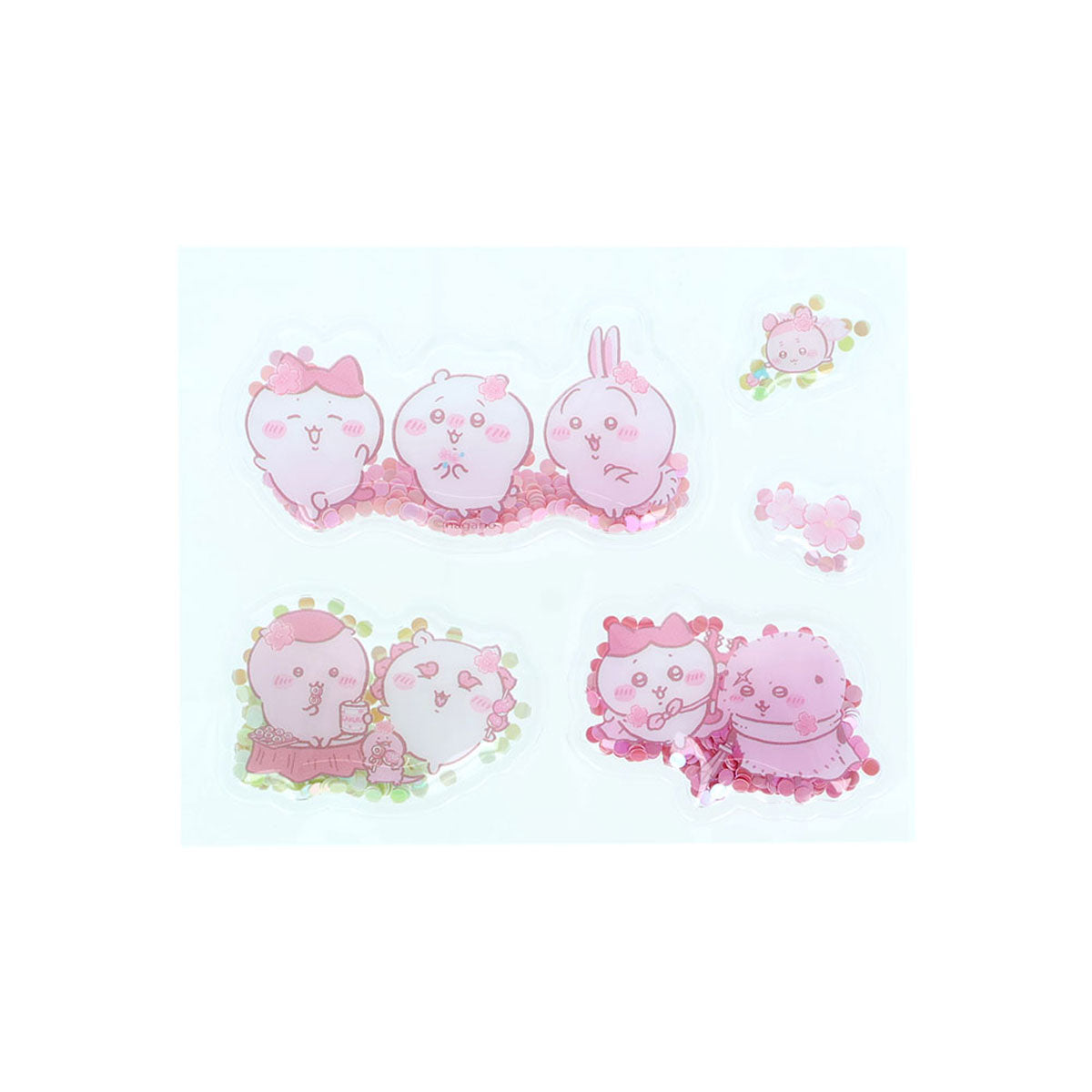 ちいかわ ぷにシャカシール（Sakura Pink・サクラ）