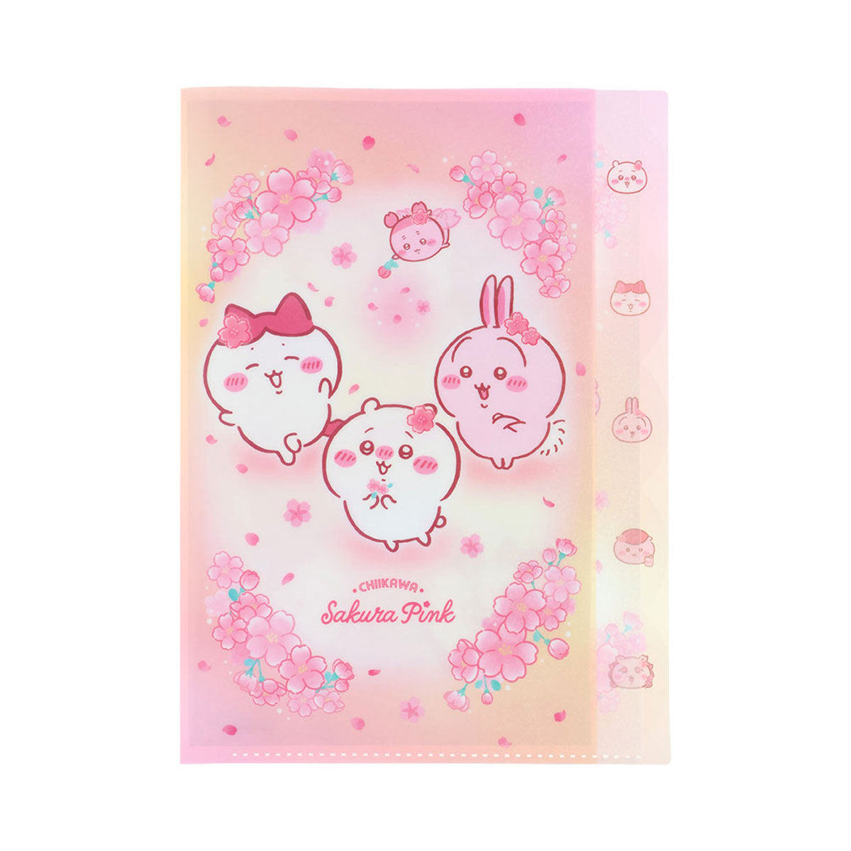 ちいかわ ダイカットクリアファイル5P（Sakura Pink・サクラ）