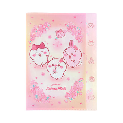 ちいかわ ダイカットクリアファイル5P（Sakura Pink・サクラ）