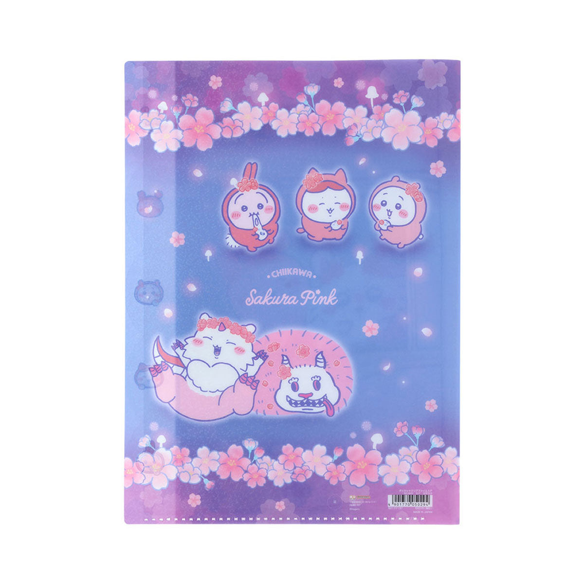 ちいかわ ダイカットクリアファイル5P（Sakura Pink・ヨザクラ）