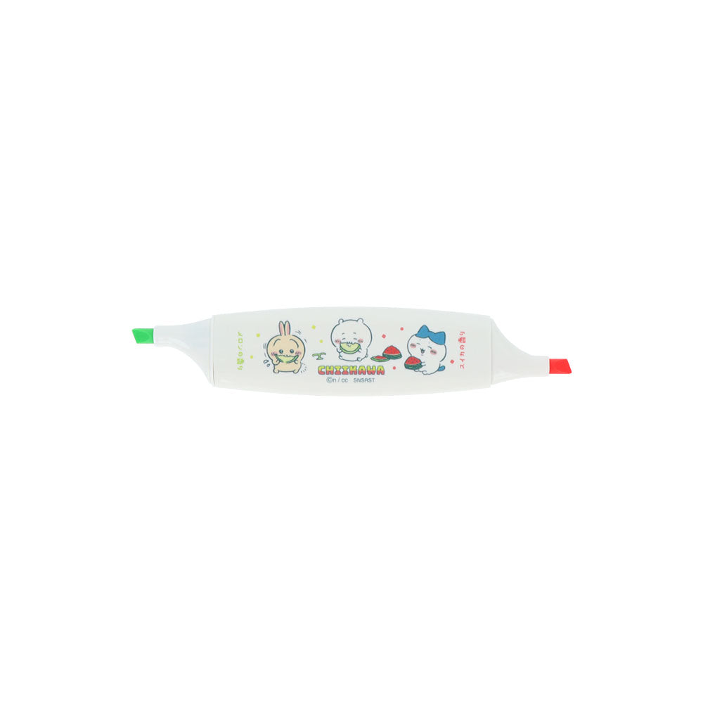 치이카와 향기 듀얼 형광펜 (멜론&수박)