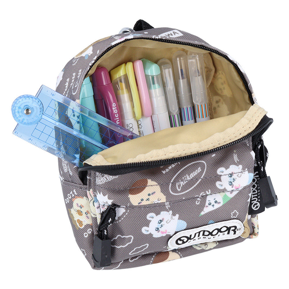吉伊卡哇 笔袋 BACKPACK OD26（炭灰色）