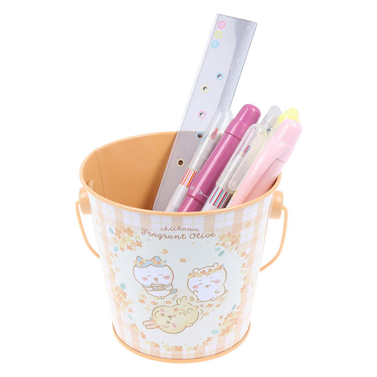 Chiikawa Tin Pen Stand (Check)